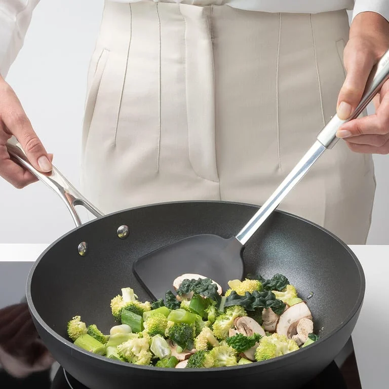 Spatulă din silicon pentru wok Brabantia Profile Matt Steel