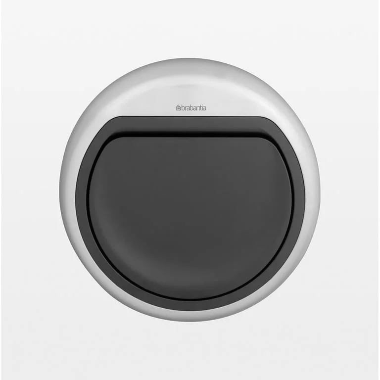 Coș de gunoi Brabantia Touch 60L, Matt Black, capac metalic