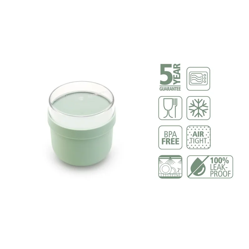 Bbol pentru micul dejun Brabantia Make&Take 500ml, Jade Green