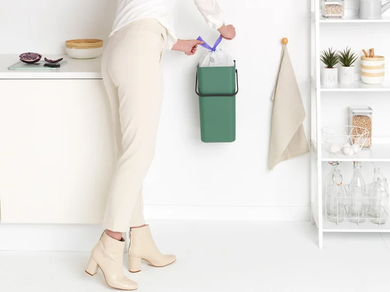 Coș de colectare selectivă Brabantia Sort&Go 16L, Fir Green