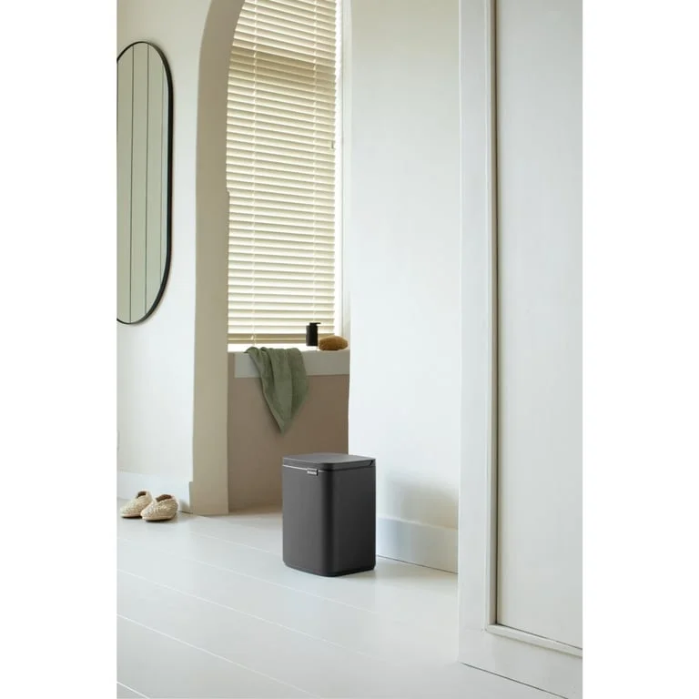 Coș de gunoi Brabantia Bo Small 7L, Mineral Infinite Grey