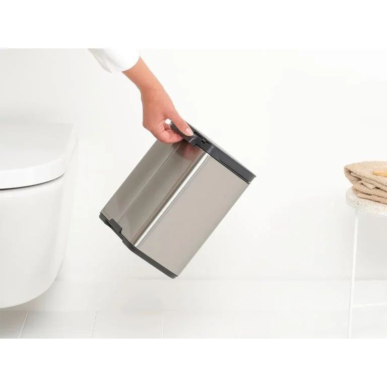 Waste Bin Brabantia Bo Small 4L, Matt Steel Fingerprint Proof