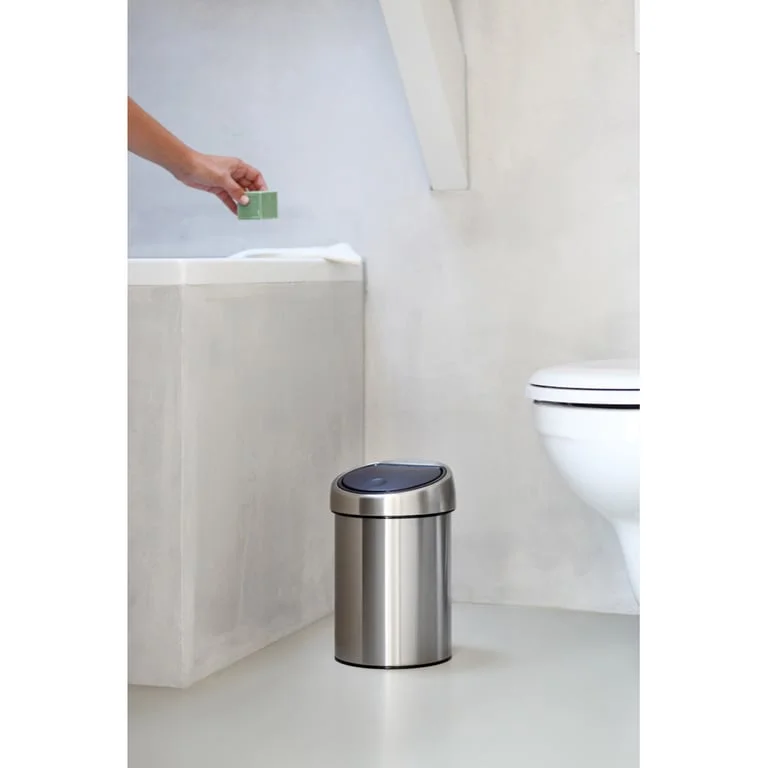Coș de gunoi Brabantia Touch 3L, Matt Steel