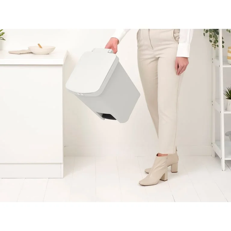 Coș de gunoi cu pedală Brabantia StepUp 25L, Light Grey