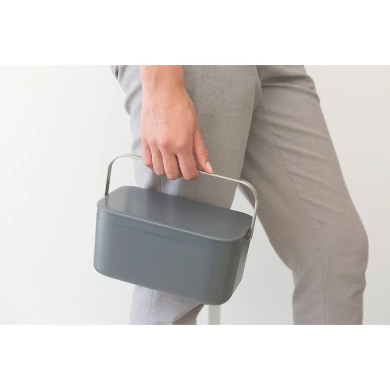 Cutie pentru deșeuri alimentare Brabantia SinkSide Dark Grey