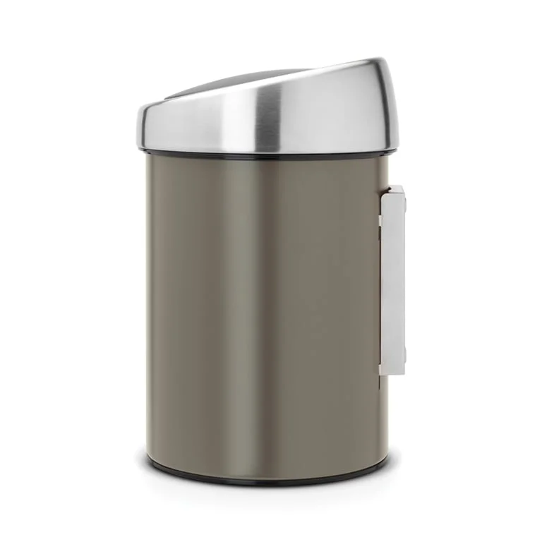 Coș de gunoi Brabantia Touch 3L, Platinum