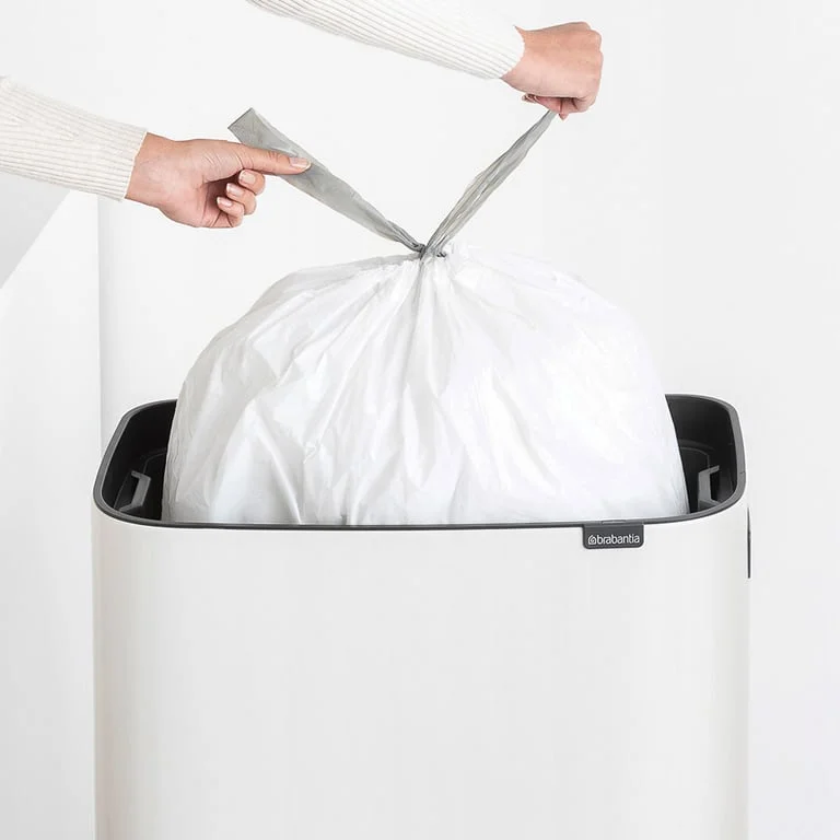 Bo Touch Bin Hi Brabantia, 60 litre, Plastic Bucket White