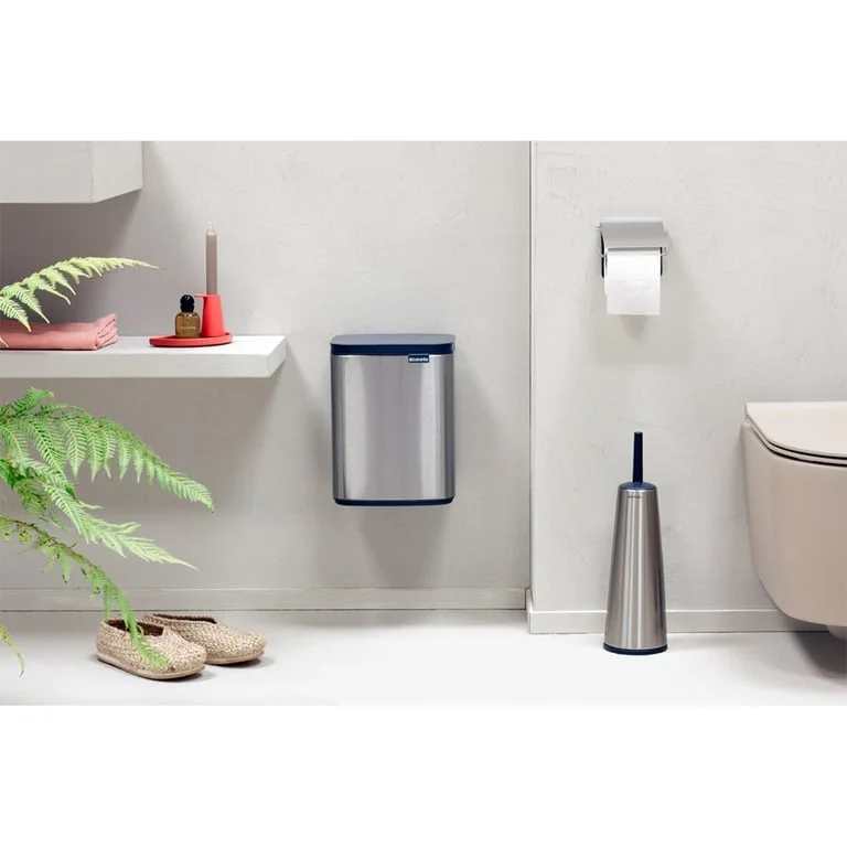Coș de gunoi Brabantia Bo Small 7L, Matt Steel, Fingerprint proof