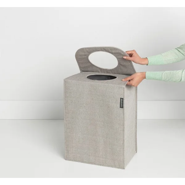 Sac de rufe Brabantia 55L, Grey, dreptunghiular