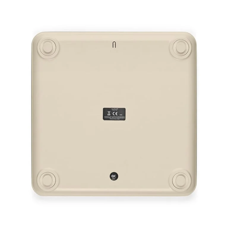 Cântar de baie digital Brabantia ReNew Soft Beige, funcționare fără baterii