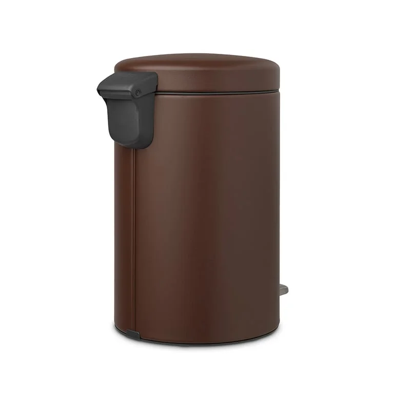 Coș de gunoi cu pedală Brabantia NewIcon 12L, Mineral Cosy Brown