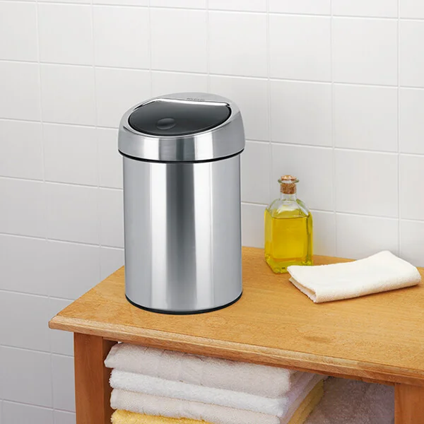 Coș de gunoi Brabantia Touch 3L, Matt Steel