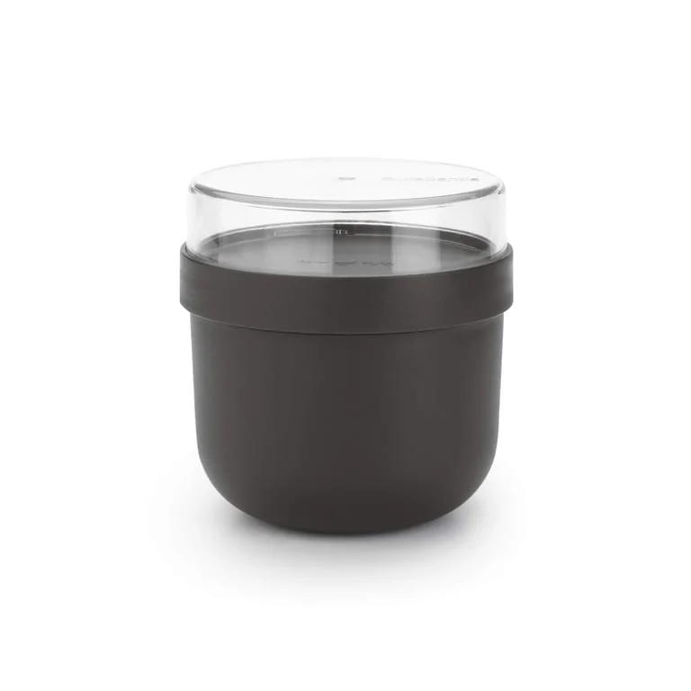 Breakfast Bowl Brabantia Make&Take Dark Grey 500ml, Plastic