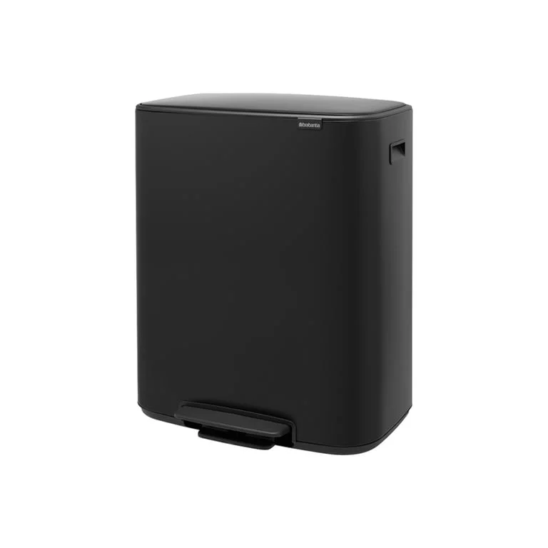 Coș de gunoi Brabantia Bo Pedal 60L, Matt Black