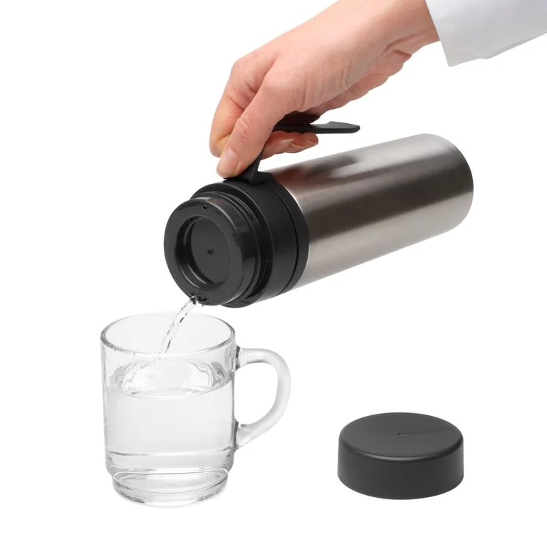 Sticlă termo Brabantia Make&Take 500ml Dark Grey