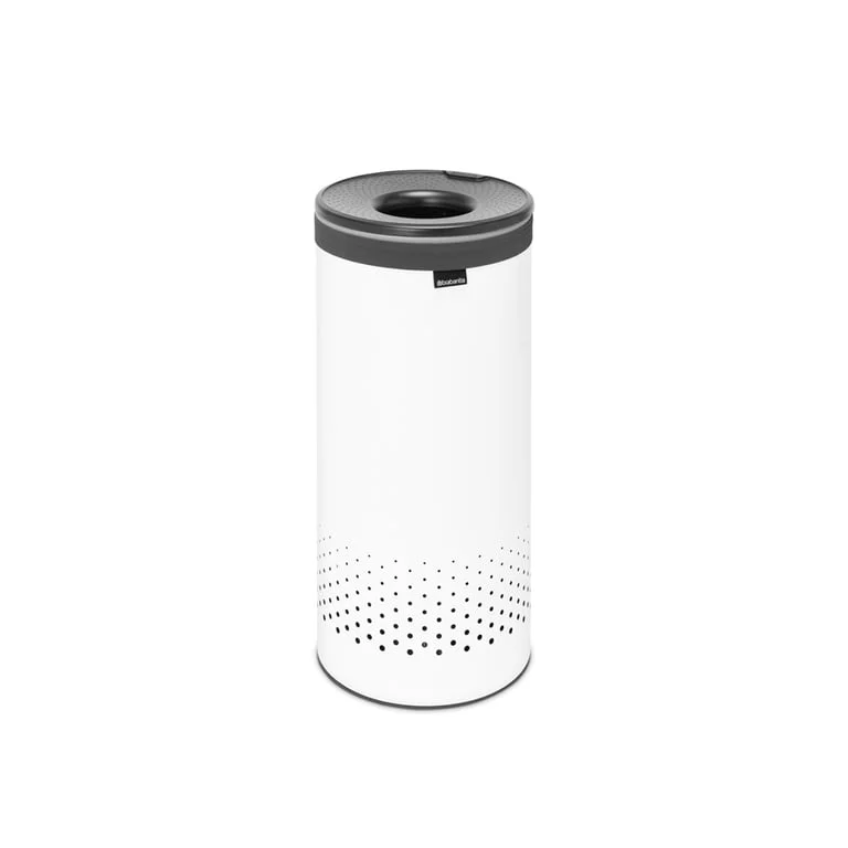 Coș de rufe Brabantia 35L, White, capac din plastic
