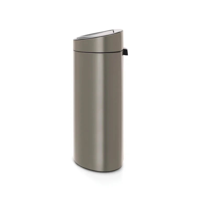 Coș de gunoi Brabantia Touch Recycle 10+23L, Platinum