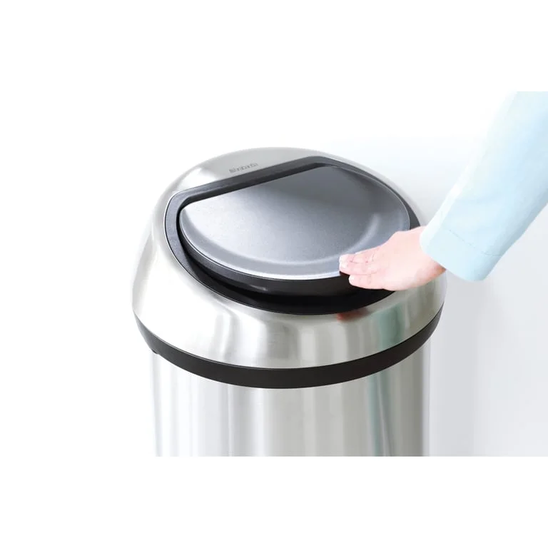 Coș de gunoi Brabantia Touch 60L, Platinum