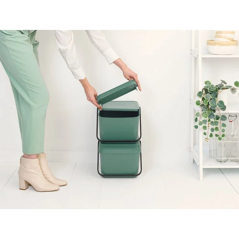 Recycle Bin Brabantia Sort & Go Stackable 20L, Fir Green