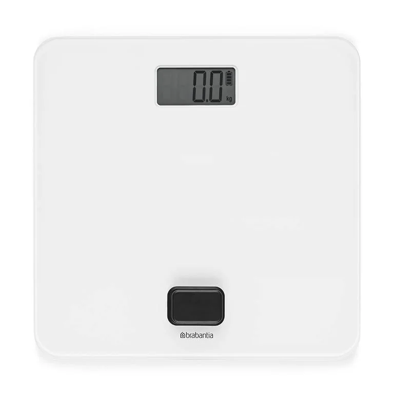 Bathroom Scale Brabantia, Battery Free, White