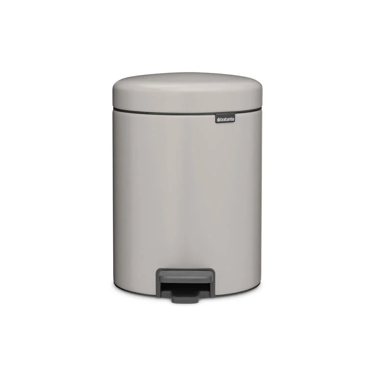 Pedal Waste Bin Brabantia NewIcon 5L, Soft Grey