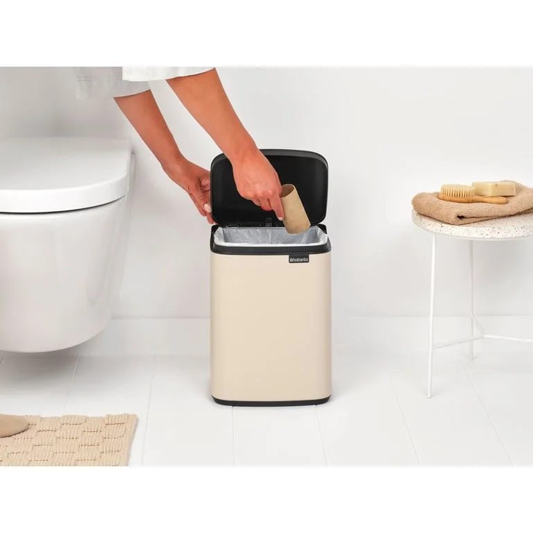 Coș de gunoi Brabantia Bo Small 7L, Soft Beige