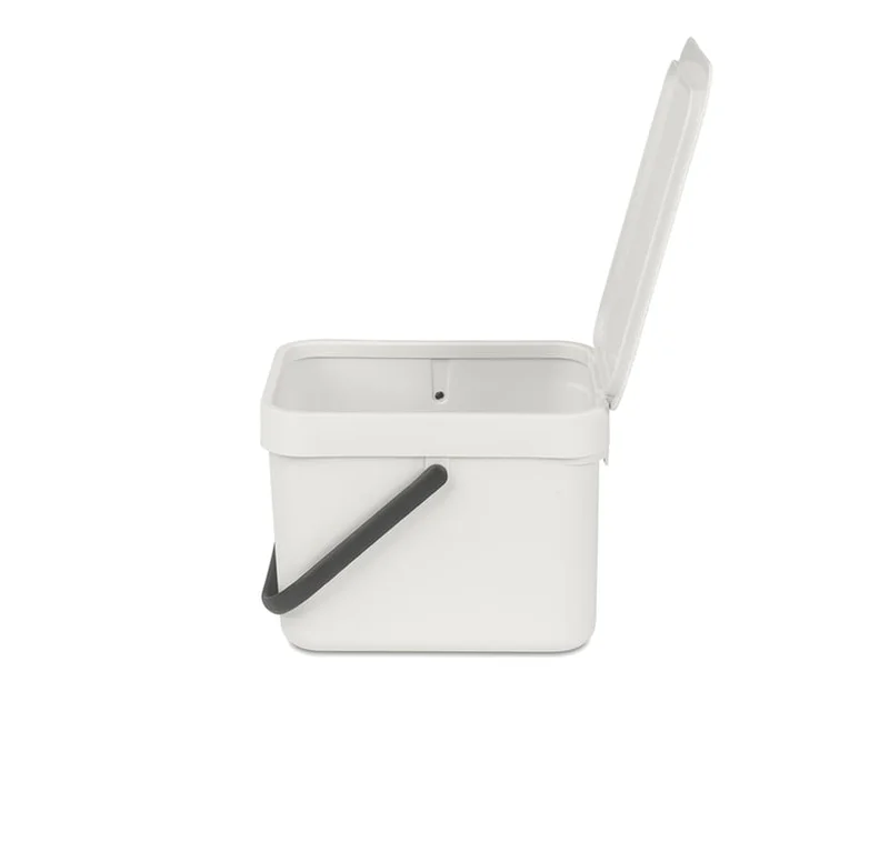 Coș de colectare separată Brabantia Sort&Go 6L, Light Grey