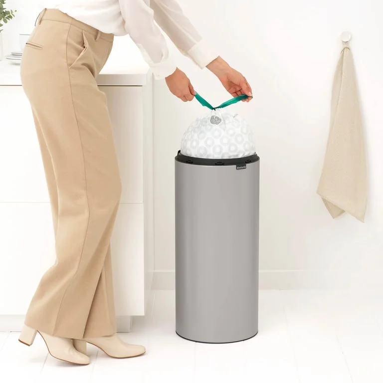 Coș de gunoi Brabantia Touch New 30L, Soft Grey