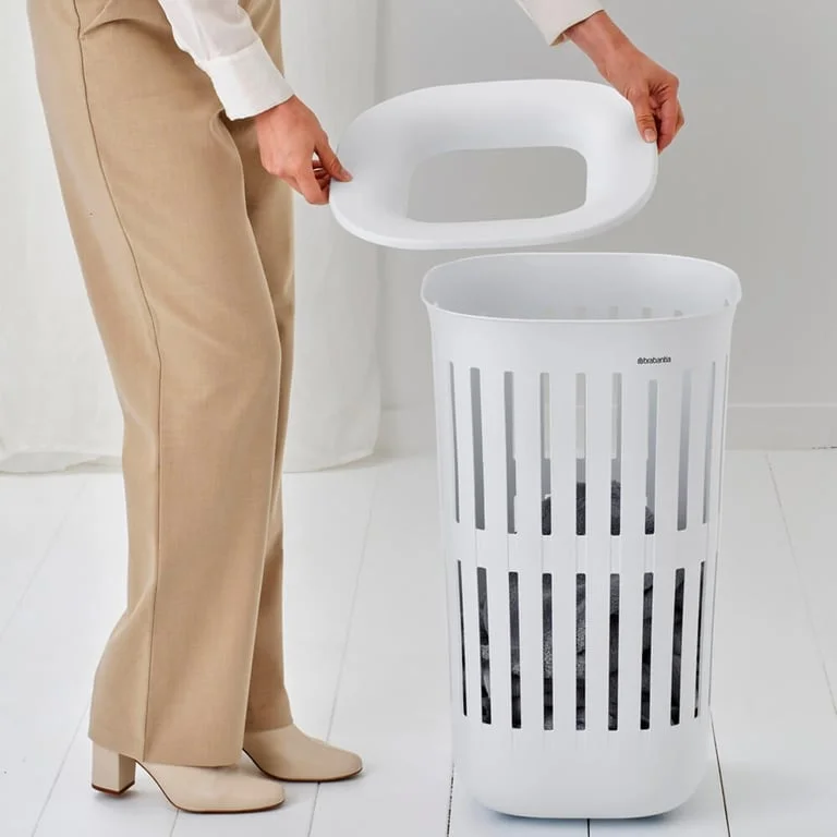 Set 2 coșuri de rufe Brabantia Collect-It, 55L, White