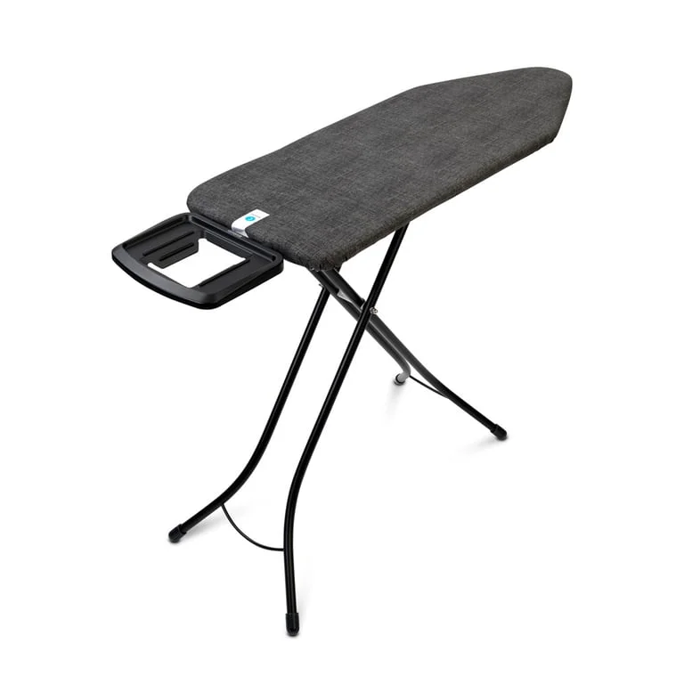 Masă de călcat Brabantia C 124x45cm cu suport solid pentru fier de călcat, Denim Black