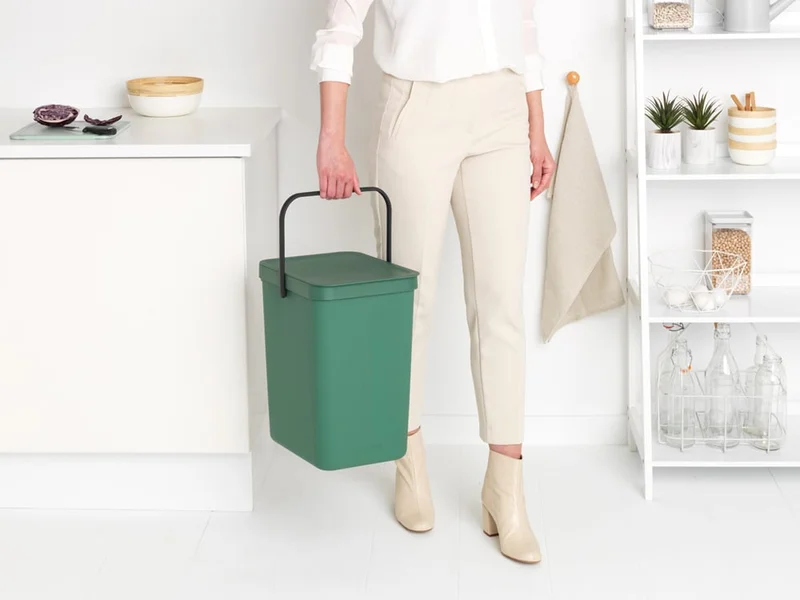 Coș de colectare selectivă Brabantia Sort&Go 25L, Fir Green