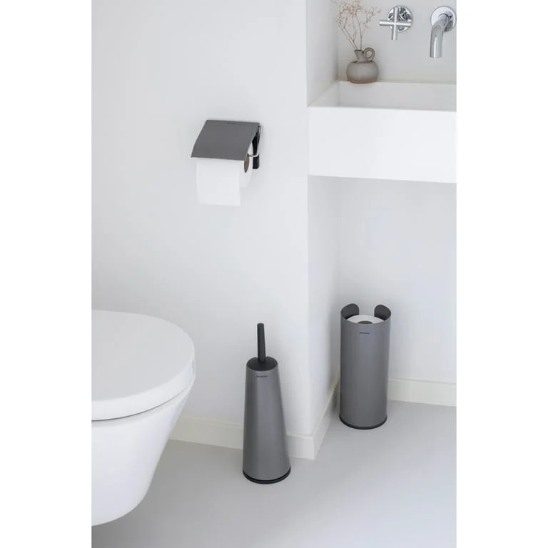 Set de accesorii pentru toaletă Brabantia ReNew Platinum, 3 piese