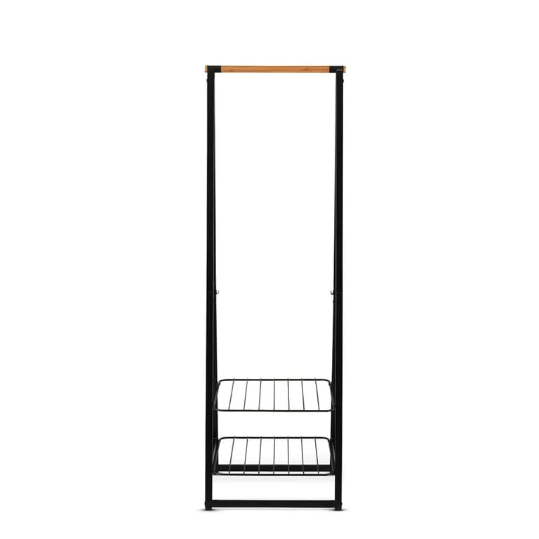 Stativ haine multifuncțional Brabantia Linn Black, compact