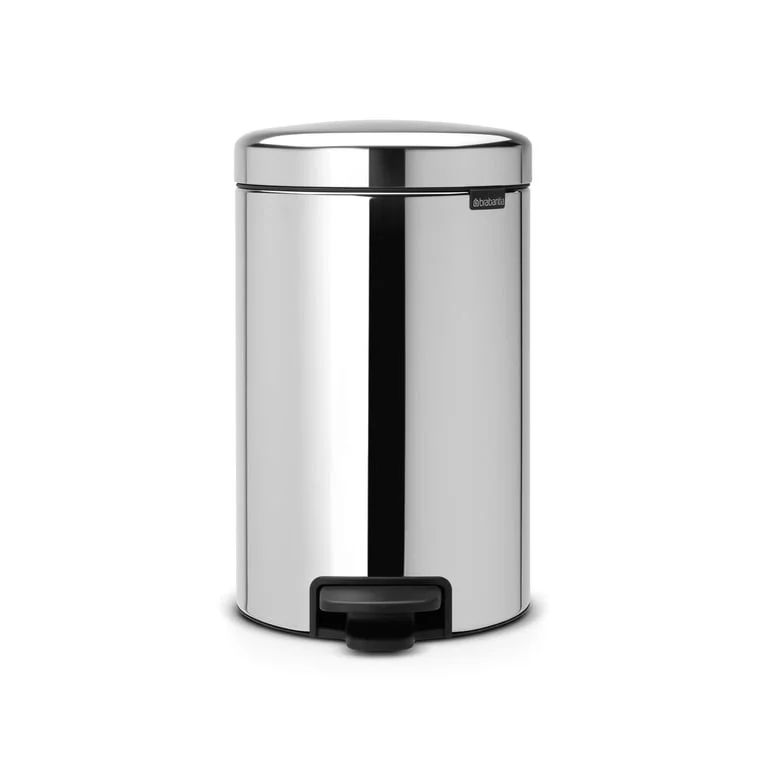 Waste Bin NewIcon Brabantia 12L, Brilliant Steel