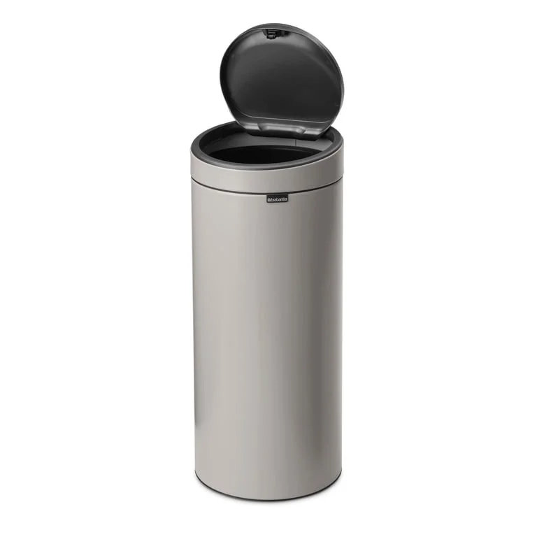 Coș de gunoi Brabantia Touch New 30L, Soft Grey
