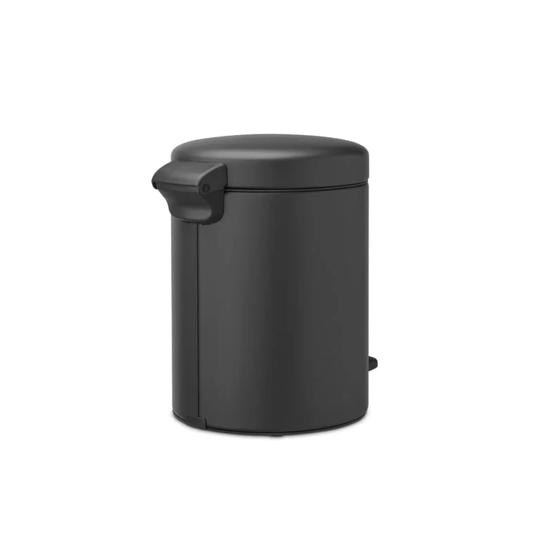 Coș de gunoi cu pedală Brabantia NewIcon 5L, Mineral Infinite Grey