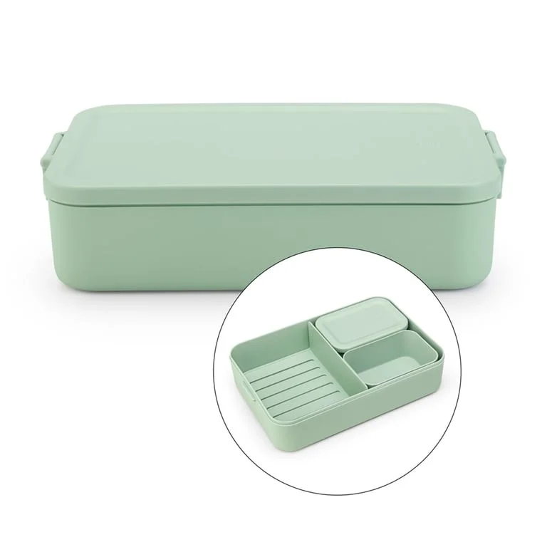 Lunch Box Brabantia Make&Take Jade Green Large, Plastic, Bento