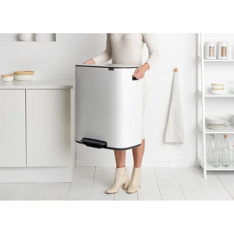 Coș de gunoi Brabantia Bo Pedal 60L, White
