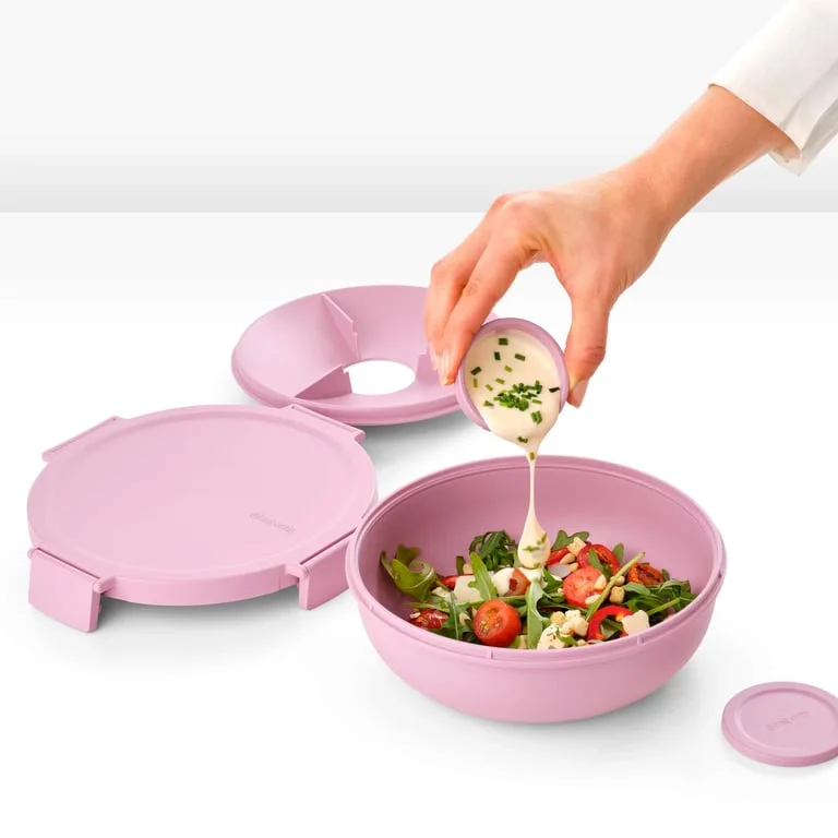 Bol de salată Brabantia Make&Take1.3L, Lilac Pink