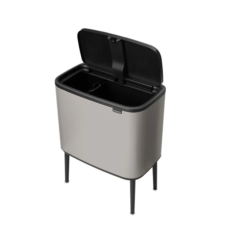 Waste Bin Brabantia Bo Touch 11+23L, Soft Grey