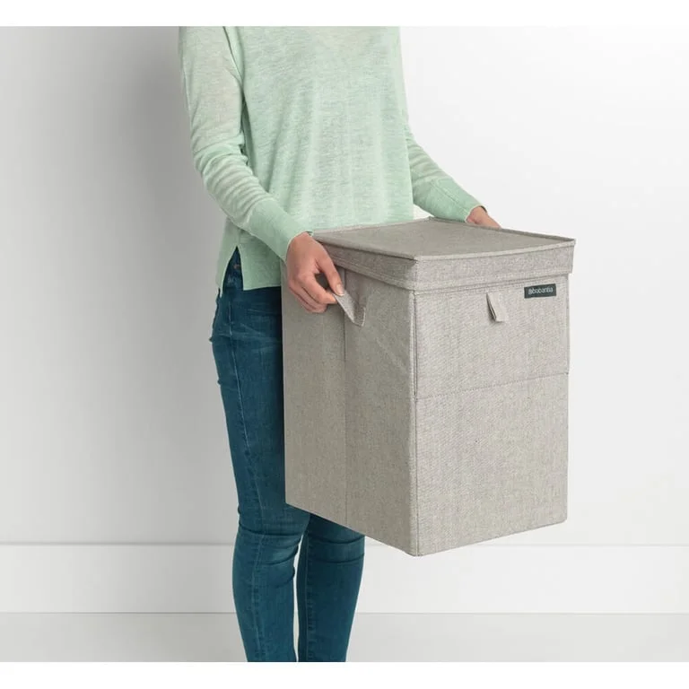 Stackable Laundry Box Brabantia Linn, 35L Grey