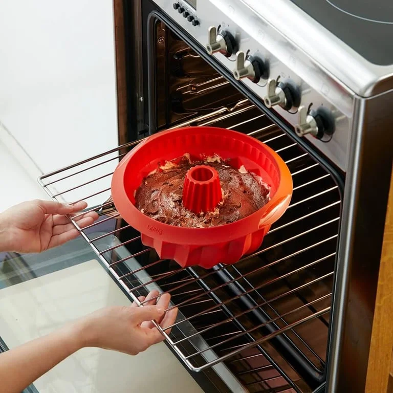 Set de forme de copt Lekue, 2 bucăți, silicon, pentru produse de patiserie
