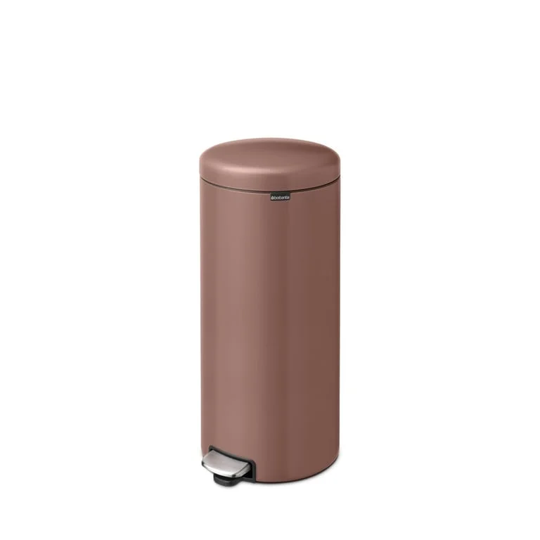 Coș de gunoi cu pedală Brabantia NewIcon 30L, Satin Taupe
