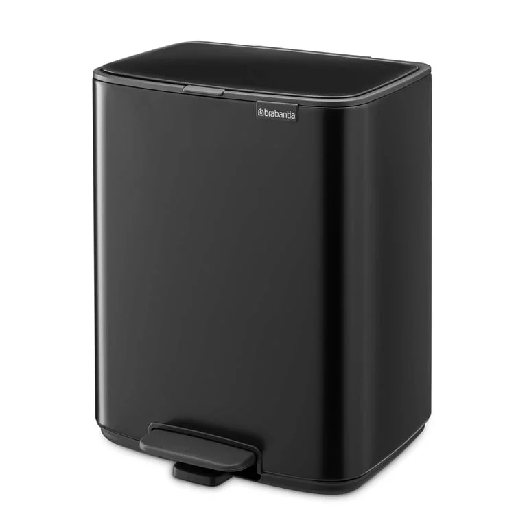 Coș de gunoi Brabantia Bo Pedal 12L, Matt Black