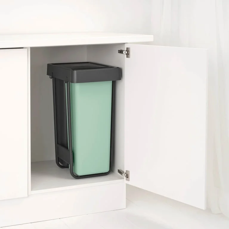 Coș de colectare separată Brabantia Sort&Go 2x30L, Dark Grey & Jade Green