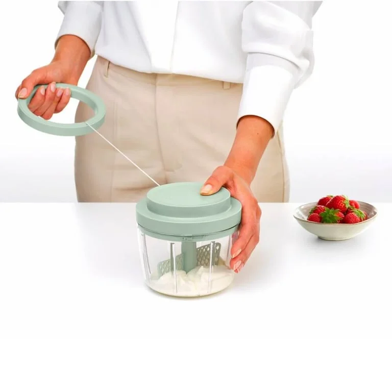 Tocător manual Brabantia Tasty+ Jade Green