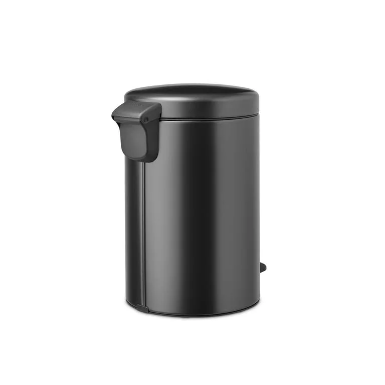 Coș de gunoi cu pedală Brabantia NewIcon 12L, Confident Grey
