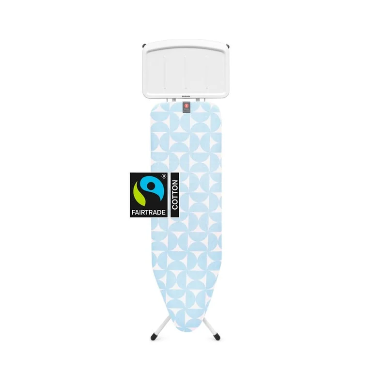 Ironing Board Brabantia B 124x38cm,  PerfectFlow, Fresh Breeze, Steam stand