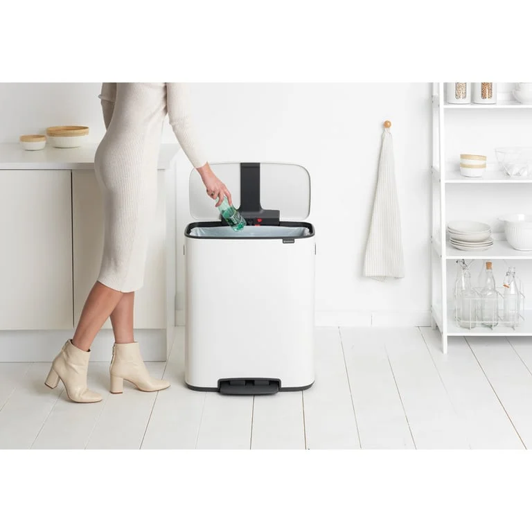 Coș de gunoi Brabantia Bo Pedal 60L, White