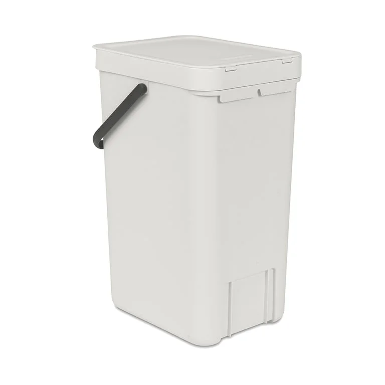 Coș de colectare selectivă Brabantia Sort&Go 16L, Light Grey